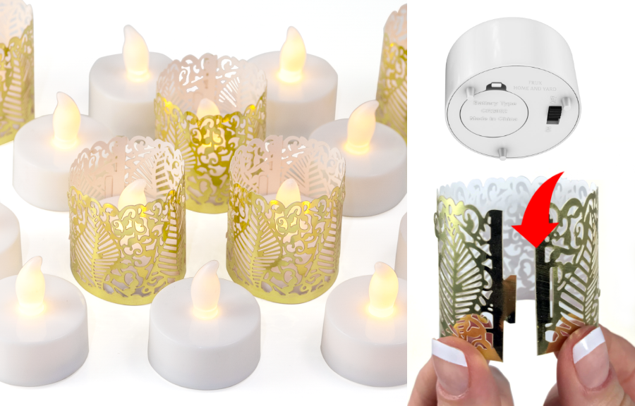 flameless led tea lights