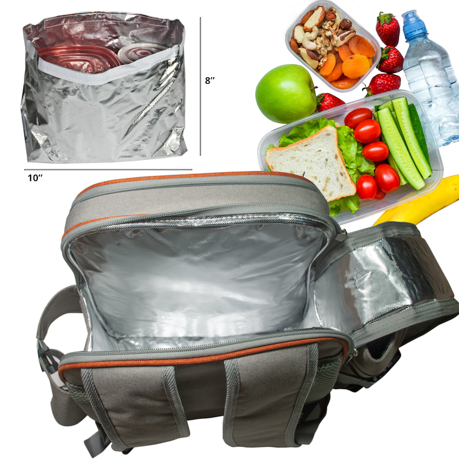 picnic backpack detachable inner bag